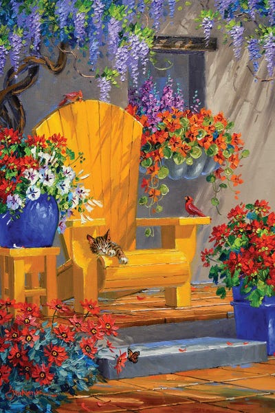 He Took Our Seat by Mikki Senkarik canvas print