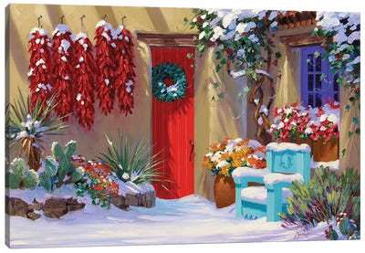 Its A Chili Winter Canvas Art Print - Mikki Senkarik