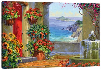 Serenade Of Mallorca Canvas Art Print - Mediterranean Décor