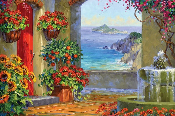 Mediterranean Décor: Serenade Of Mallorca by Mikki Senkarik