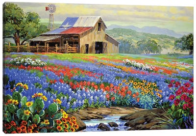 The Glory Never Fades Canvas Art Print - Farm Art