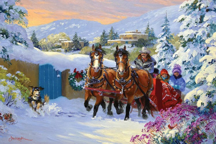 Winter's Magic by Mikki Senkarik wall art