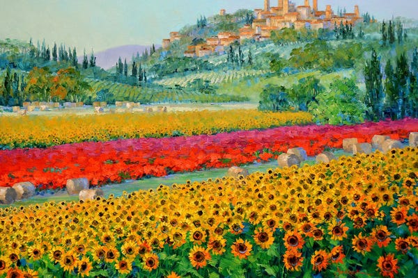Fine Art Print: Warm Memories Of Tuscany by Mikki Senkarik