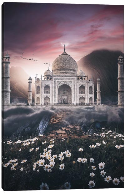 The Taj Canvas Art Print - Reclaimed by Nature