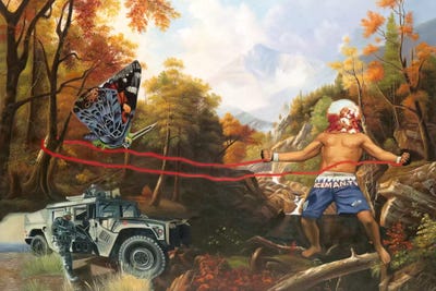 Nails and Feathers by Shay Kun canvas print