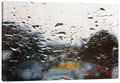 Drenched Canvas Art Print - Rain Art
