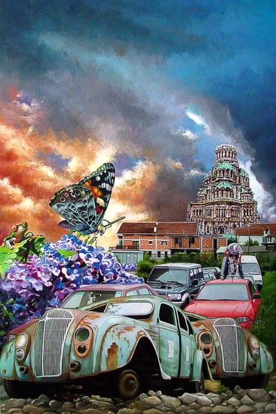 Postcards From The Edge I by Shay Kun canvas print