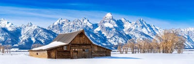Winter Wood Barn Grand Teton by Susanne Kremer multi panel art