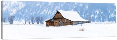 Snowed In Wyoming Canvas Art Print - Teton Range Art