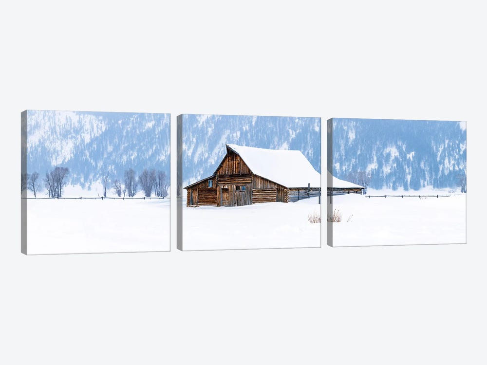 Snowed In Wyoming by Susanne Kremer 3-piece Art Print