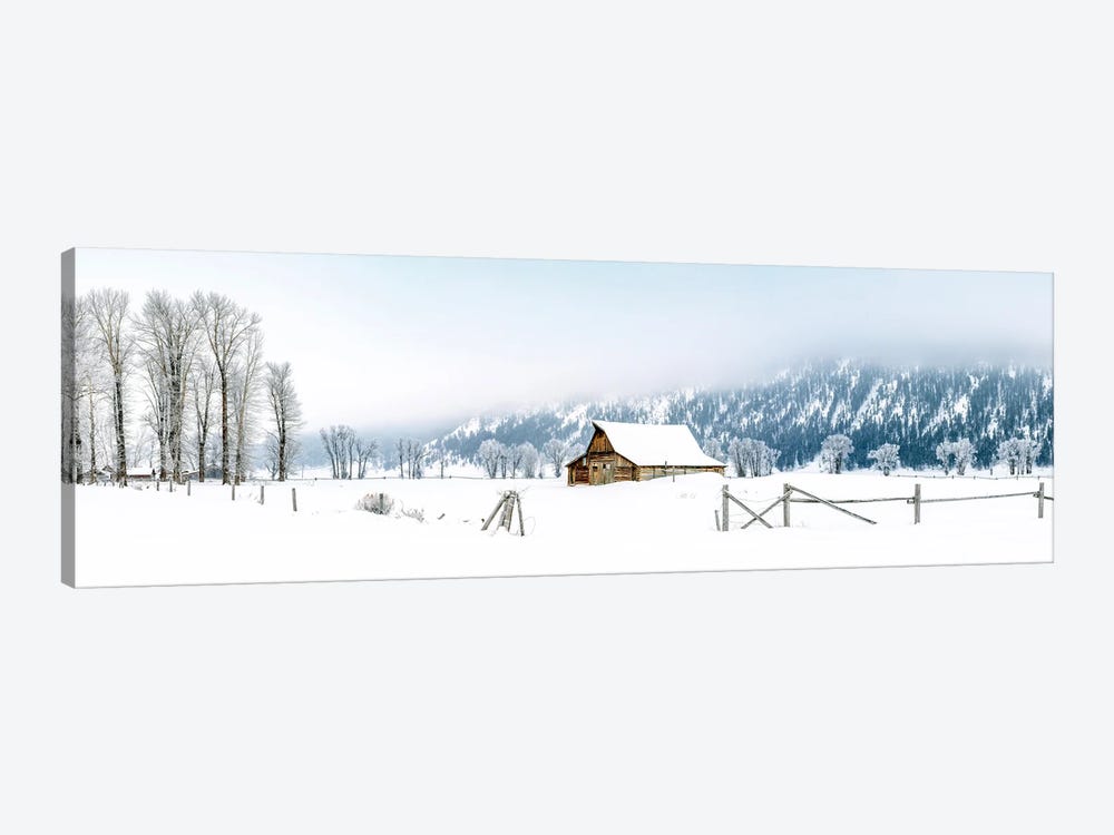 Winter Panorama Wyoming by Susanne Kremer 1-piece Art Print