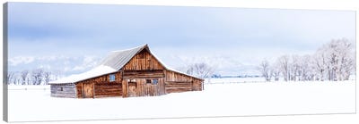 Winter Dream Wyoming Canvas Art Print - Teton Range Art