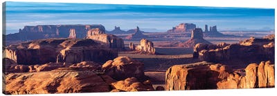 Hunts Mesa Navajo Tribal Park Sunrise II Canvas Art Print - Desert Landscape Photography