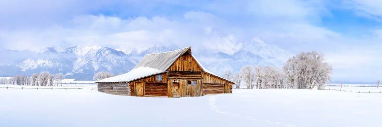 Sunny Winter Landscape Wyoming