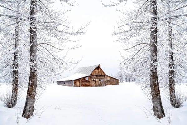 Teton Range: Frozen Winter Dream Wyoming by Susanne Kremer