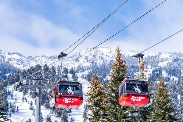 Rocky Mountains: Red Ski Cabin Teton Village by Susanne Kremer