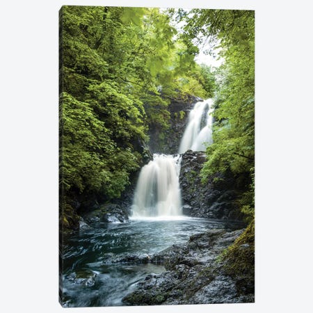 Isle of Skye Waterfall Ulg I Canvas Print #SKR105} by Susanne Kremer Art Print