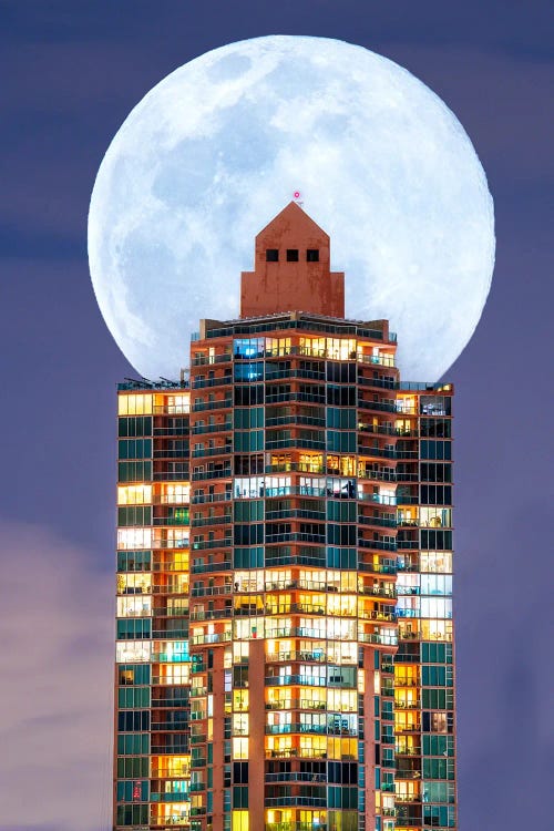 Moon And The City Architecture Miami