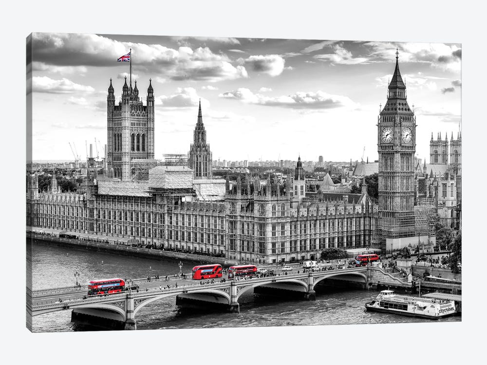 Big Ben and Palace of Westminster I by Susanne Kremer 1-piece Canvas Wall Art