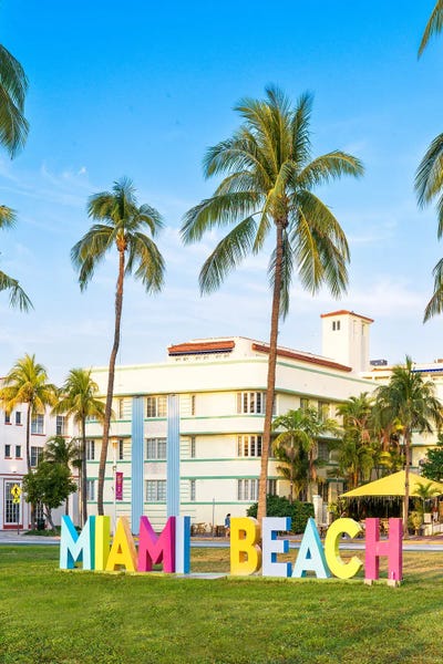 Fine Art Print: Miami Beach Fun by Susanne Kremer