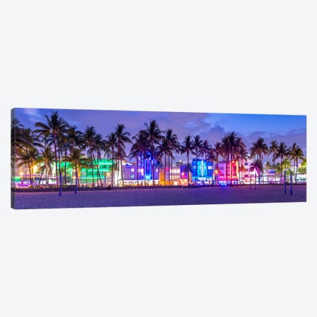 Welcome To Miami Canvas Print #SKR1127} by Susanne Kremer Canvas Wall Art