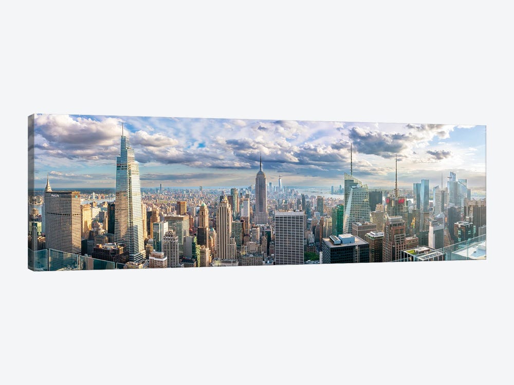 The Empire State's Grand Panorama by Susanne Kremer 1-piece Canvas Wall Art