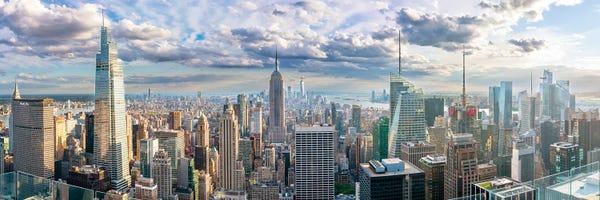 Canvas Print: The Empire State's Grand Panorama by Susanne Kremer