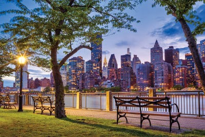 Romantic City Nights by Susanne Kremer canvas print