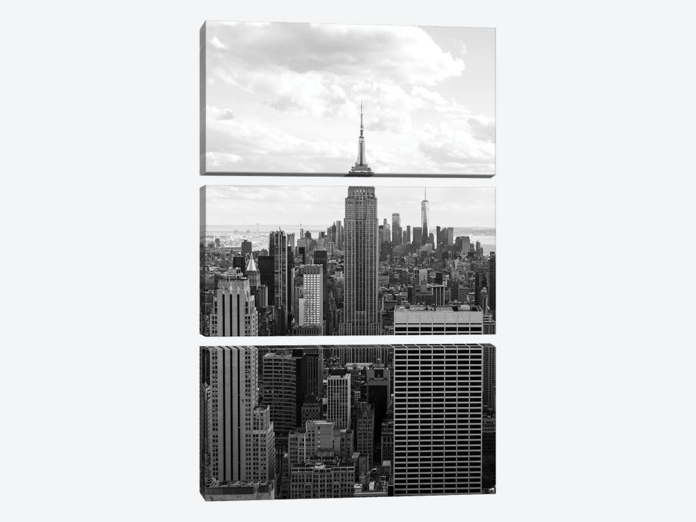 New York Timeless Skyline by Susanne Kremer 3-piece Canvas Wall Art