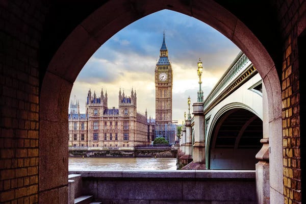 Masonry: Big Ben and Palace of Westminster II by Susanne Kremer
