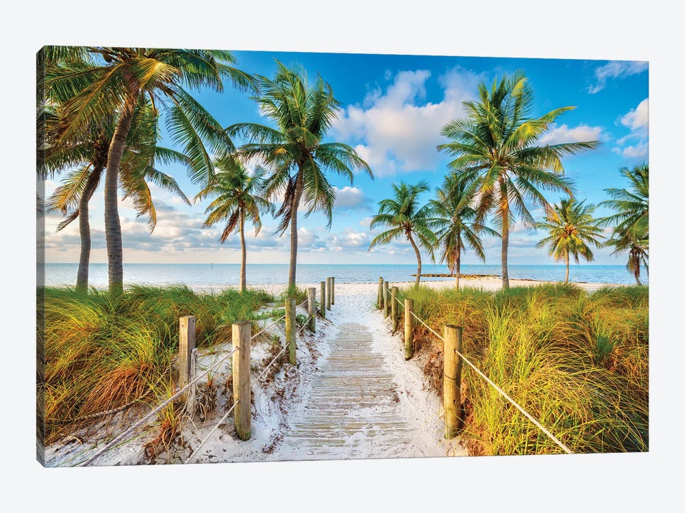 Beachside Bliss Key West by Susanne Kremer 1-piece Canvas Art
