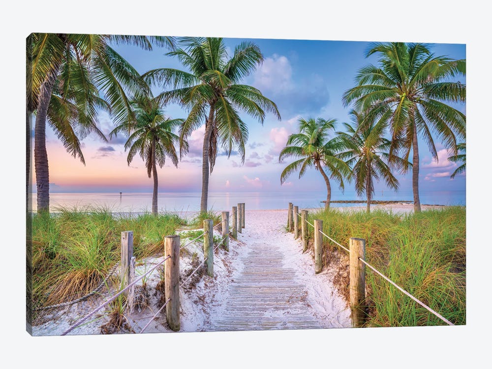 Tropical Beach Colors Key West by Susanne Kremer 1-piece Canvas Art