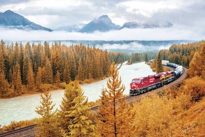 Golden Autumn Travels by Susanne Kremer canvas print