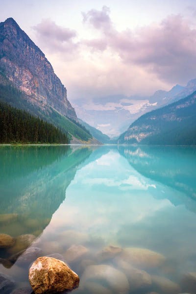 Canada: Calm Sunrise Lake Louise by Susanne Kremer