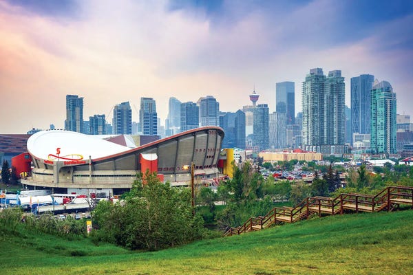 Alberta: Calgary Skyline by Susanne Kremer