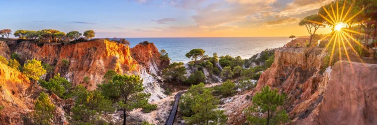 Sunset At Falesia Beach Portugal