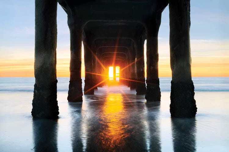 Manhattan Beach  Pier by Susanne Kremer wall art