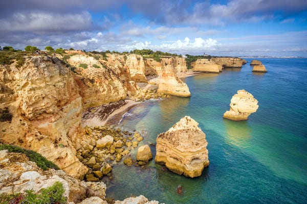 Rocky Beaches: Cliffs Of Portugal by Susanne Kremer