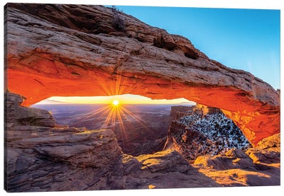 Mesa Arch  Canvas Art Print - Desert Landscape Photography