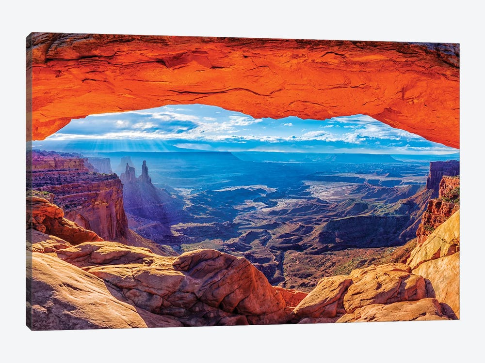 Mesa Arch Sunrise  by Susanne Kremer 1-piece Canvas Print