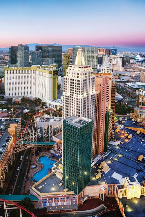 Sunset Aerial Las Vegas