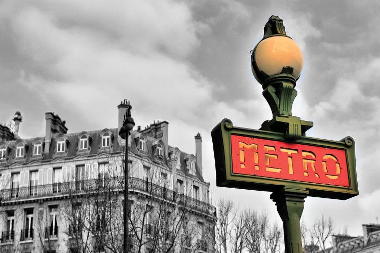 Metro Sign  by Susanne Kremer wall art