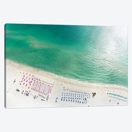 Miami Beach Arial View I Canvas Print #SKR138} by Susanne Kremer Canvas Print