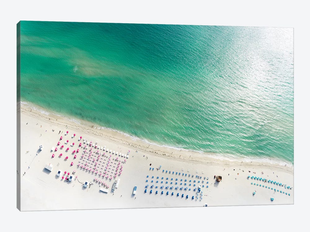Miami Beach Arial View I by Susanne Kremer 1-piece Canvas Print