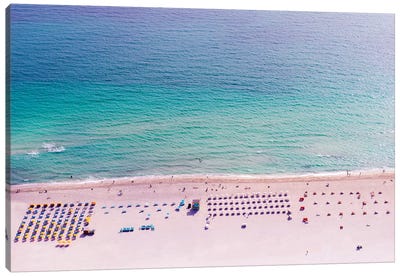 Miami Beach Arial View II Canvas Art Print - Susanne Kremer