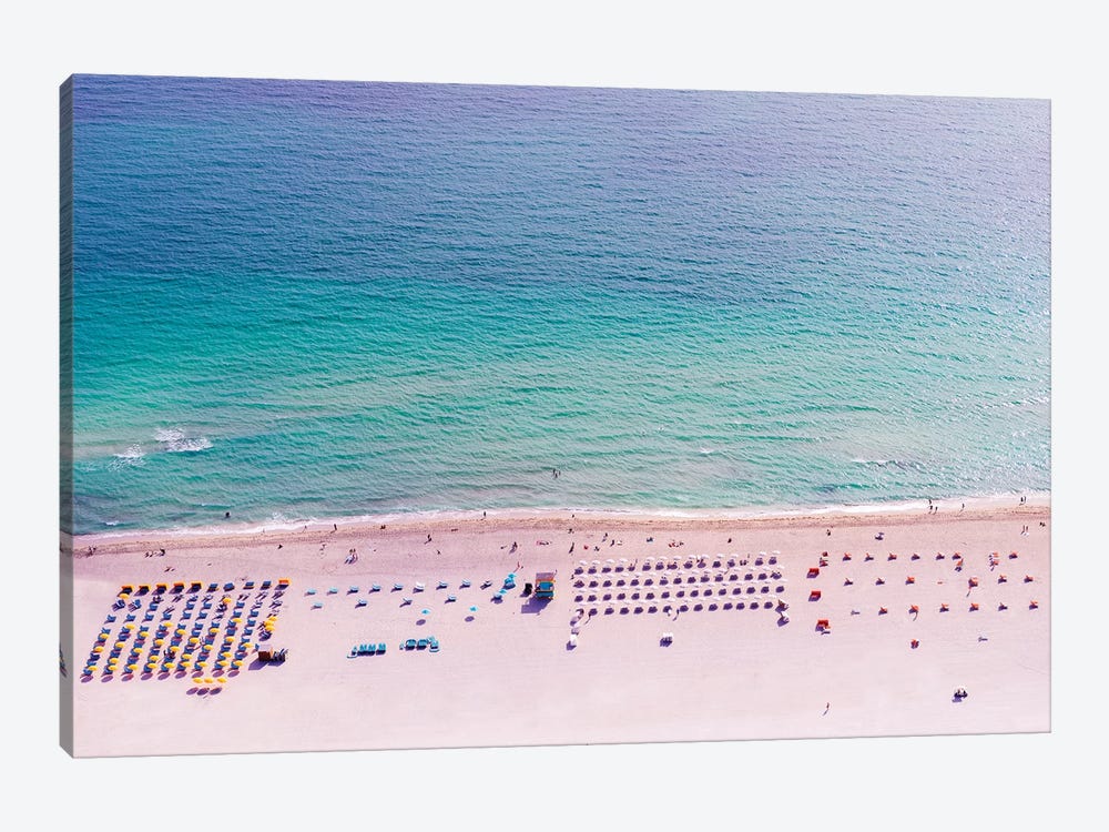 Miami Beach Arial View II by Susanne Kremer 1-piece Canvas Wall Art
