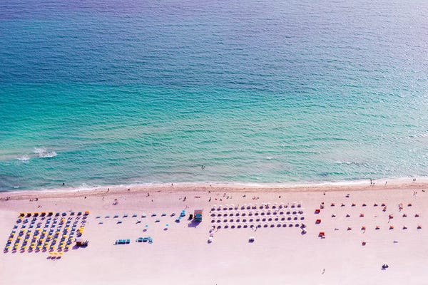 Florida: Miami Beach Arial View II by Susanne Kremer