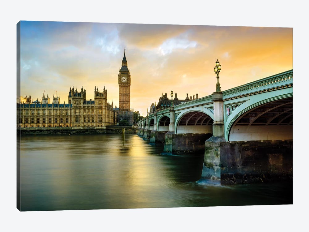 Big Ben and Palace of Westminster IV by Susanne Kremer 1-piece Canvas Print