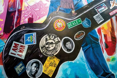 Music Graffiti on Main Street  by Susanne Kremer acrylic art print