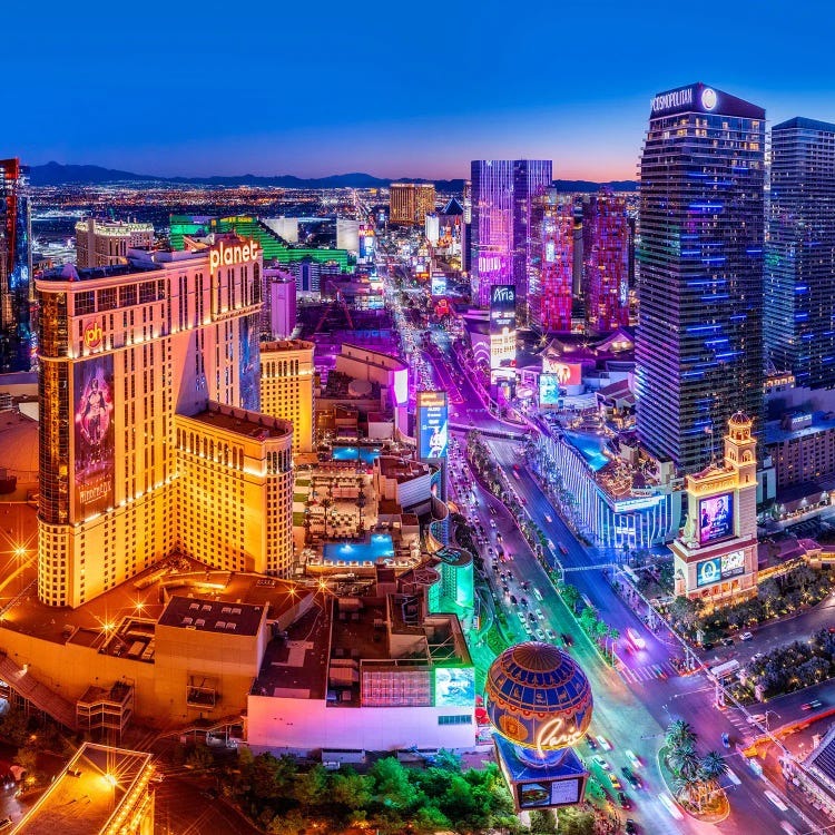 Las Vegas Neon Boulevard by Susanne Kremer wall art